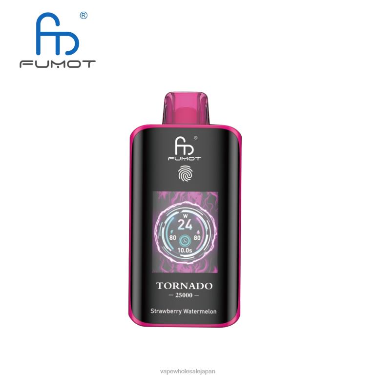 Fumot Tornado 25000 使い捨て電子タバコ イチゴスイカ ZB04P16 電子タバコ 加熱式タバコ
