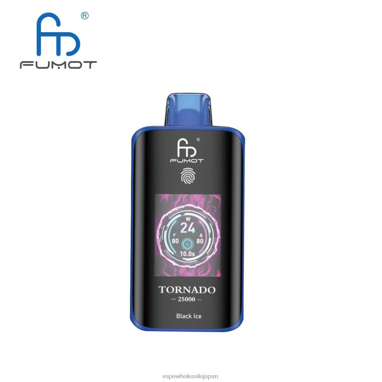Fumot Tornado 25000 使い捨て電子タバコ ブラックアイス ZB04P2 電子タバコ 種類
