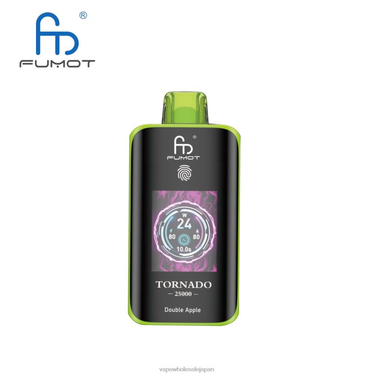 Fumot Tornado 25000 使い捨て電子タバコ ダブルアップル ZB04P5 電子タバコ ニコチン