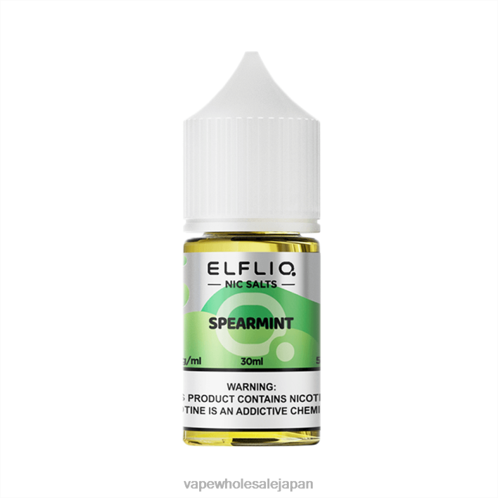 ELFBAR ELFLIQ Nic Salt 30ml スペアミント Z6H629 電子タバコ アイコス