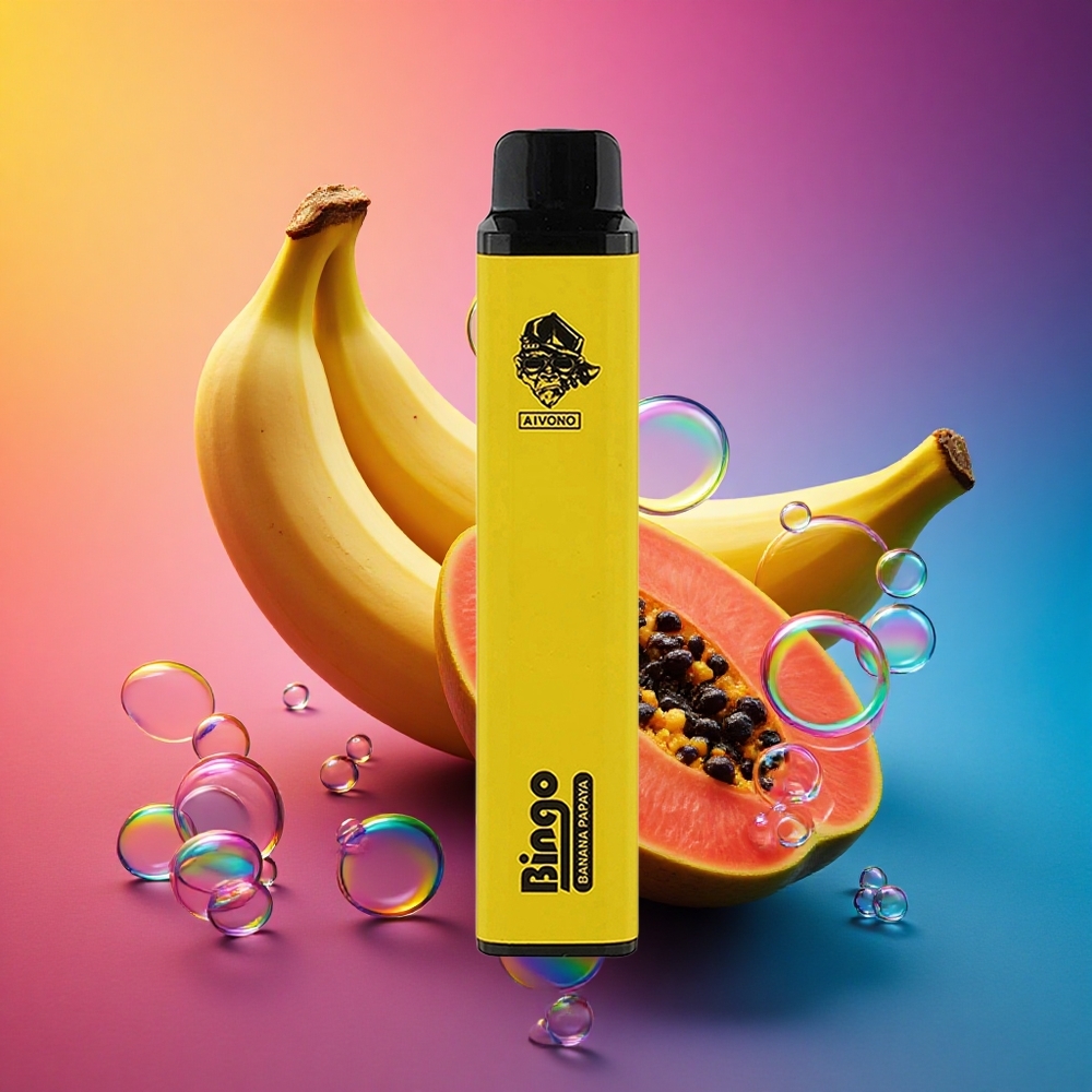 Aivono Aim Bingo 4000 バナナパパイヤ 1000mAh 10mL