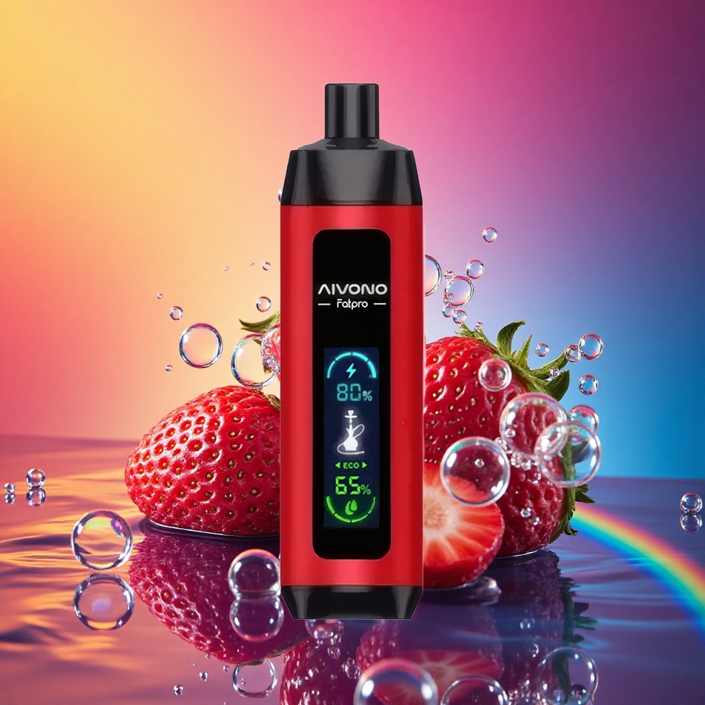 Aivono Aim Fatpro 22000 いちごパンチ 28ml 5%ニコチン 600mAh