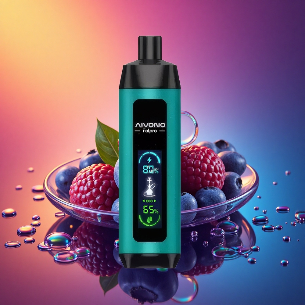 Aivono Aim Fatpro 22000 ブルーベリーガン 28ml 600mAh 0.6オーム