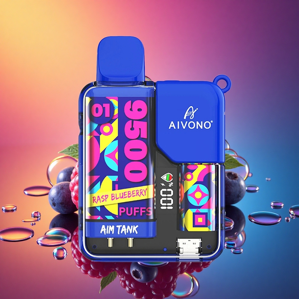 Aivono Aim Tank 9500 ラズベリーブルー18ml650mAh