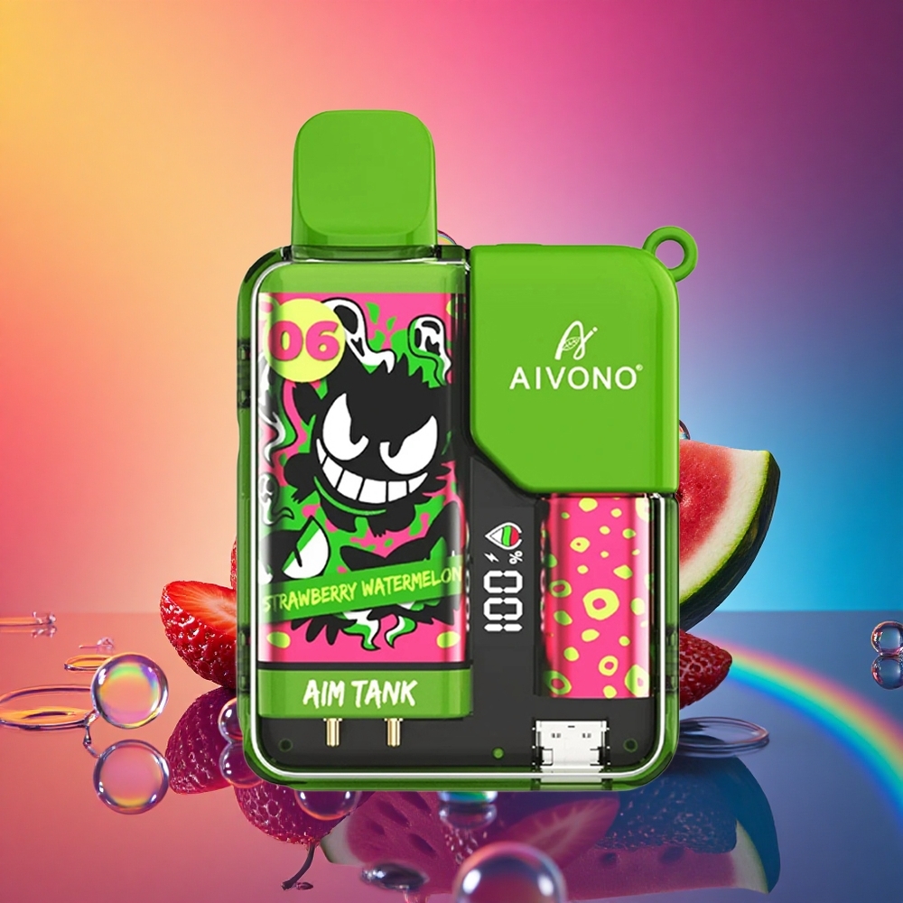 Aivono Aim Tank 9500 苺スイカ 18ml 650mAh 5%ニコチン