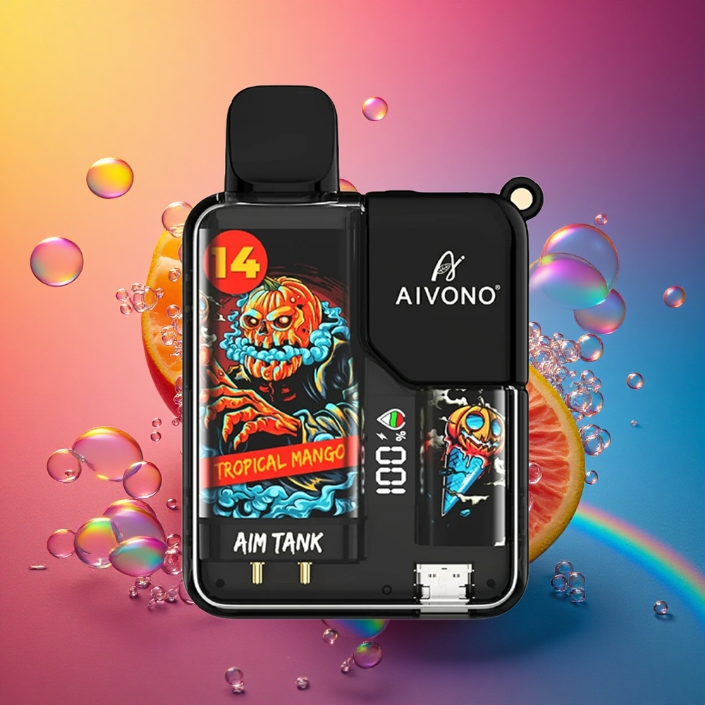 Aivono Aim Tank 9500 トロピカルマンゴー 650mAh 18ml