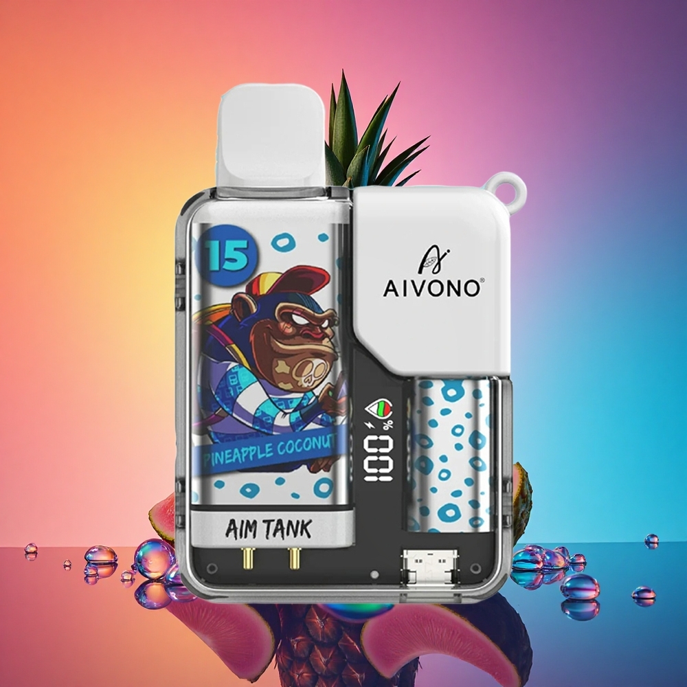 Aivono Aim Tank 9500 パイナップルココナッツ 650mAh 18ml