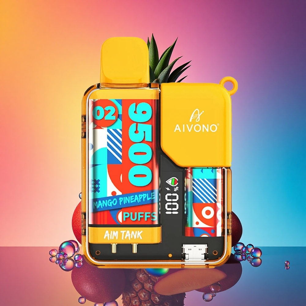 Aivono Aim Tank 9500 マンゴーパイナップル 650mAh 5%ニコチン