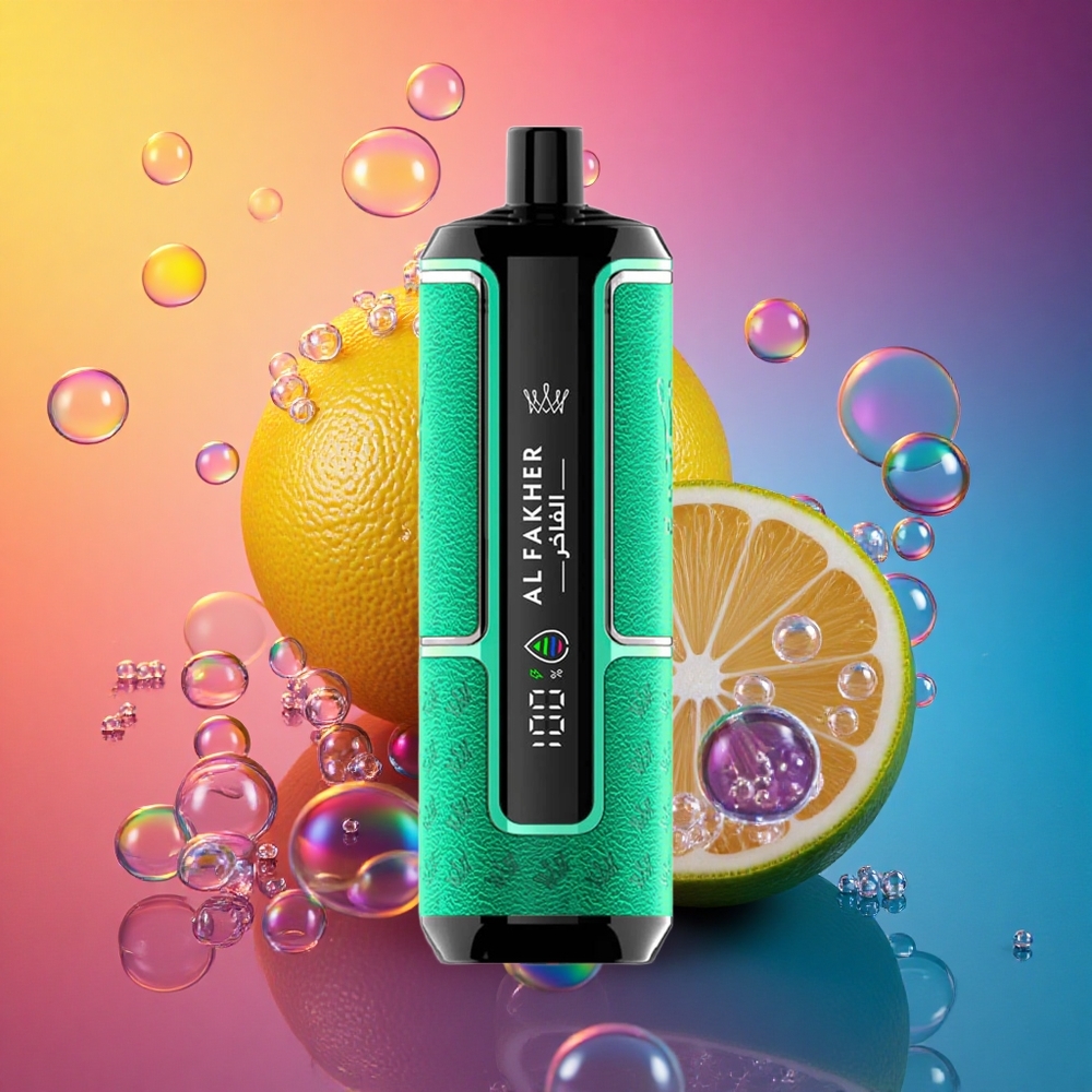 Al Fakher Crown Bar 15K Hypermax レモンライム 600mAh 6mgニコチン