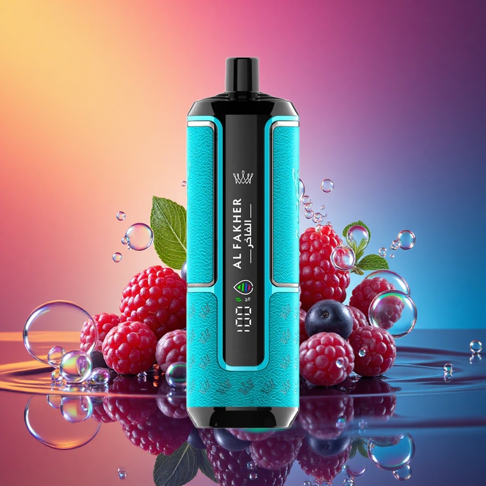 Al Fakher Crown Bar 15K Hypermax ブラックカラントミント 600mAh