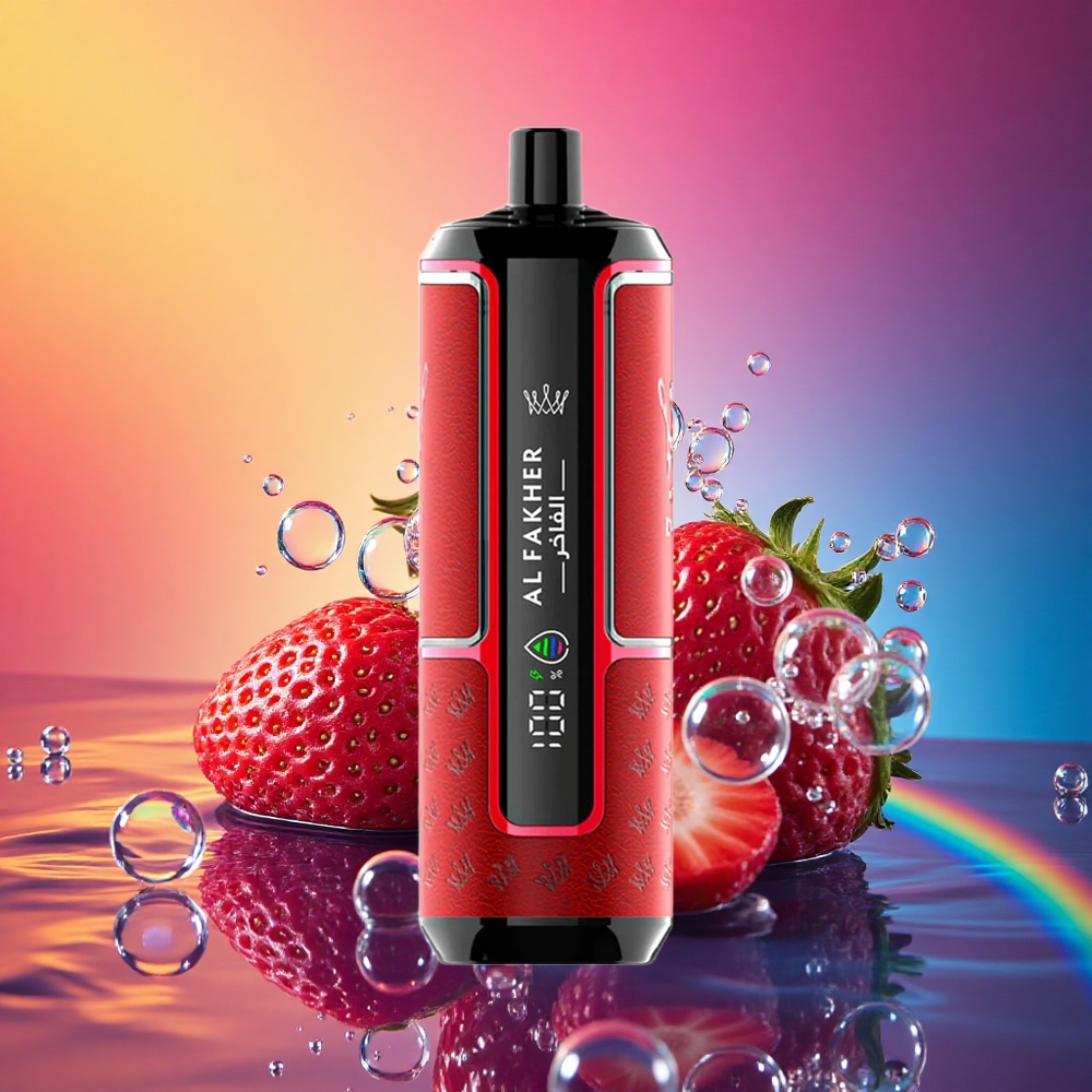 Al Fakher Crown Bar 15K Hypermax いちごパンチ600mAh