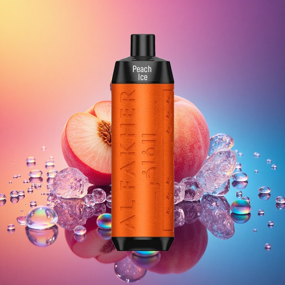 Al Fakher Crown Bar 8000 Crystal ピーチアイス600mAh18ml