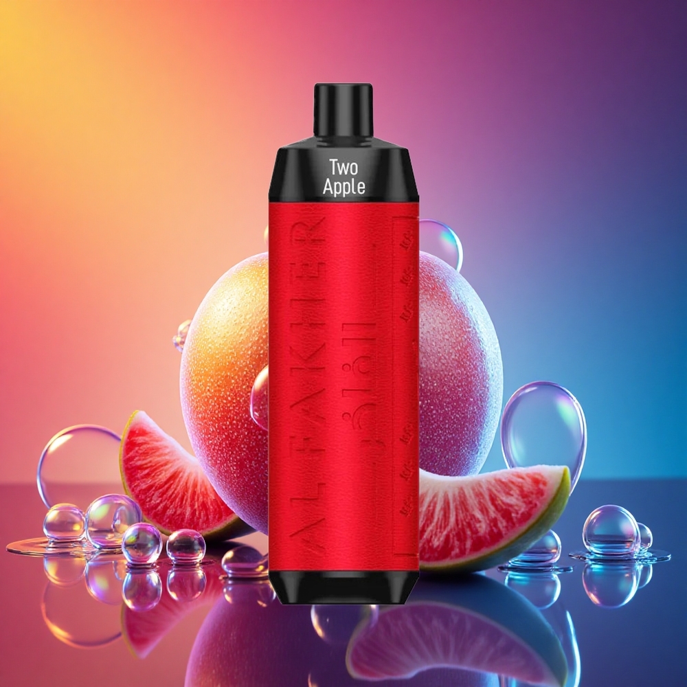 Al Fakher Crown Bar 8000 Crystal 二つのりんご 600mAh 18ml ニコチン5mg