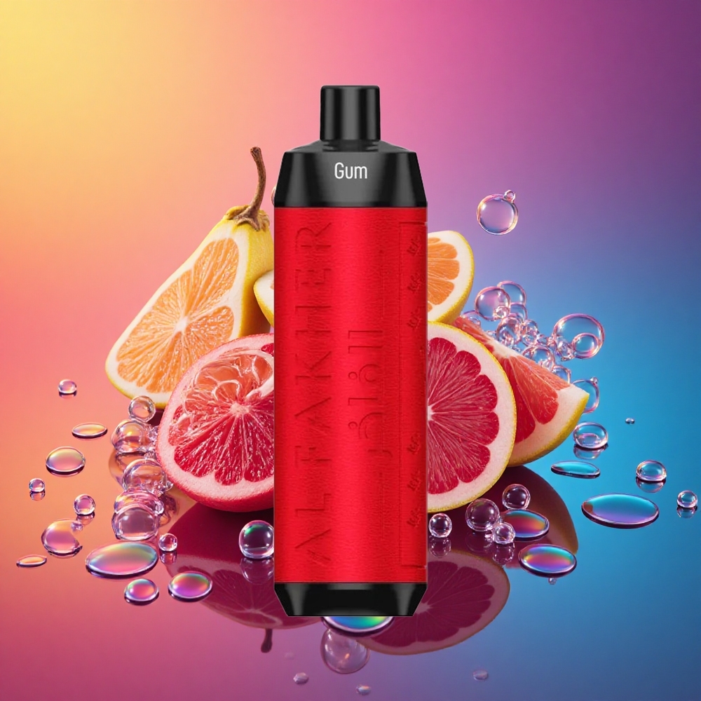 Al Fakher Crown Bar 8000 Crystal ガムフレーバー 600mAh 18ml 5mgニコチン