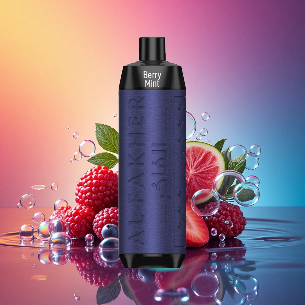 Al Fakher Crown Bar 8000 Crystal ベリーミント 600mAh 18ml ニコチン5mg