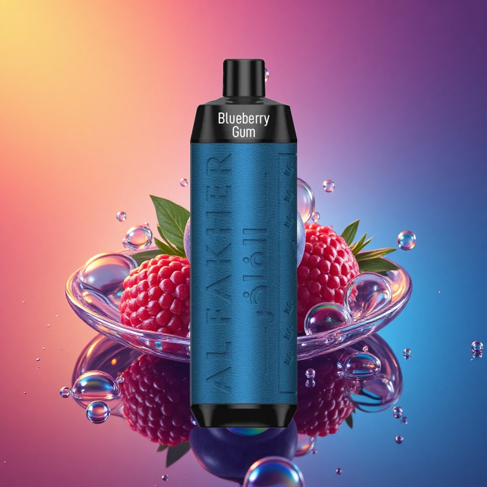 Al Fakher Crown Bar 8000 Crystal ブルーベリーガム 600mAh 5mgニコチン