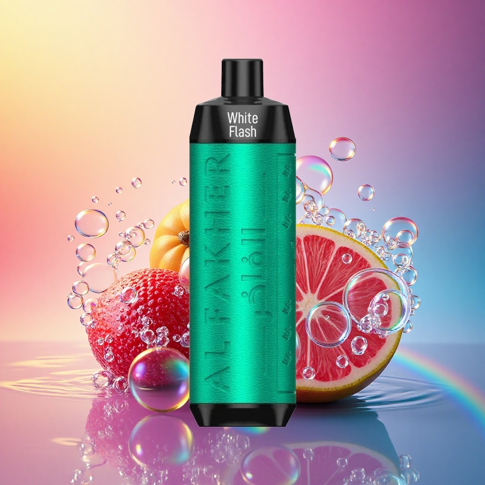 Al Fakher Crown Bar 8000 Crystal ホワイトフラッシュ600mAh